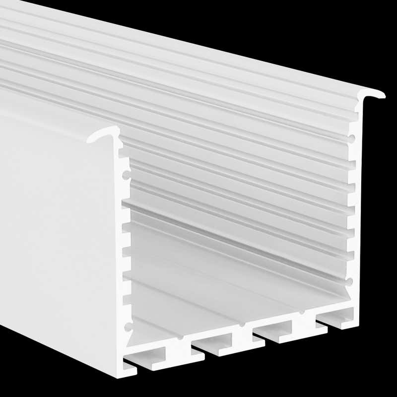 Aluminiumprofil L-Line D Rec 24, 2m Vit - PROLED | Bellalite Aluminiumprofil L-Line D Rec 24, 2m Vit - PROLED | Bellalite