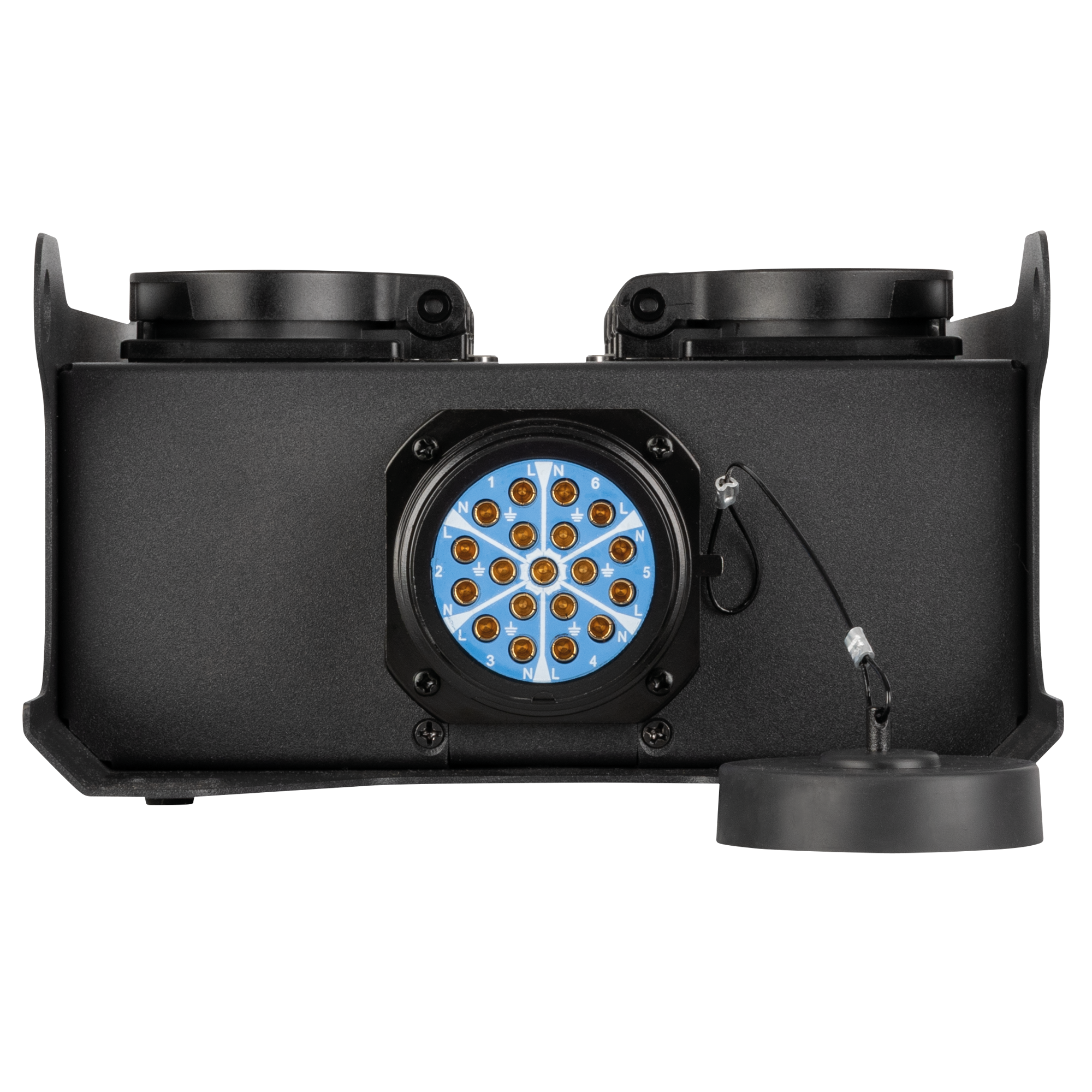 PowerCore 2s.6s 19-Pin Socapex IN / 19-Pin Socapex + 6x Schuko UT - Showgear | Bellalite