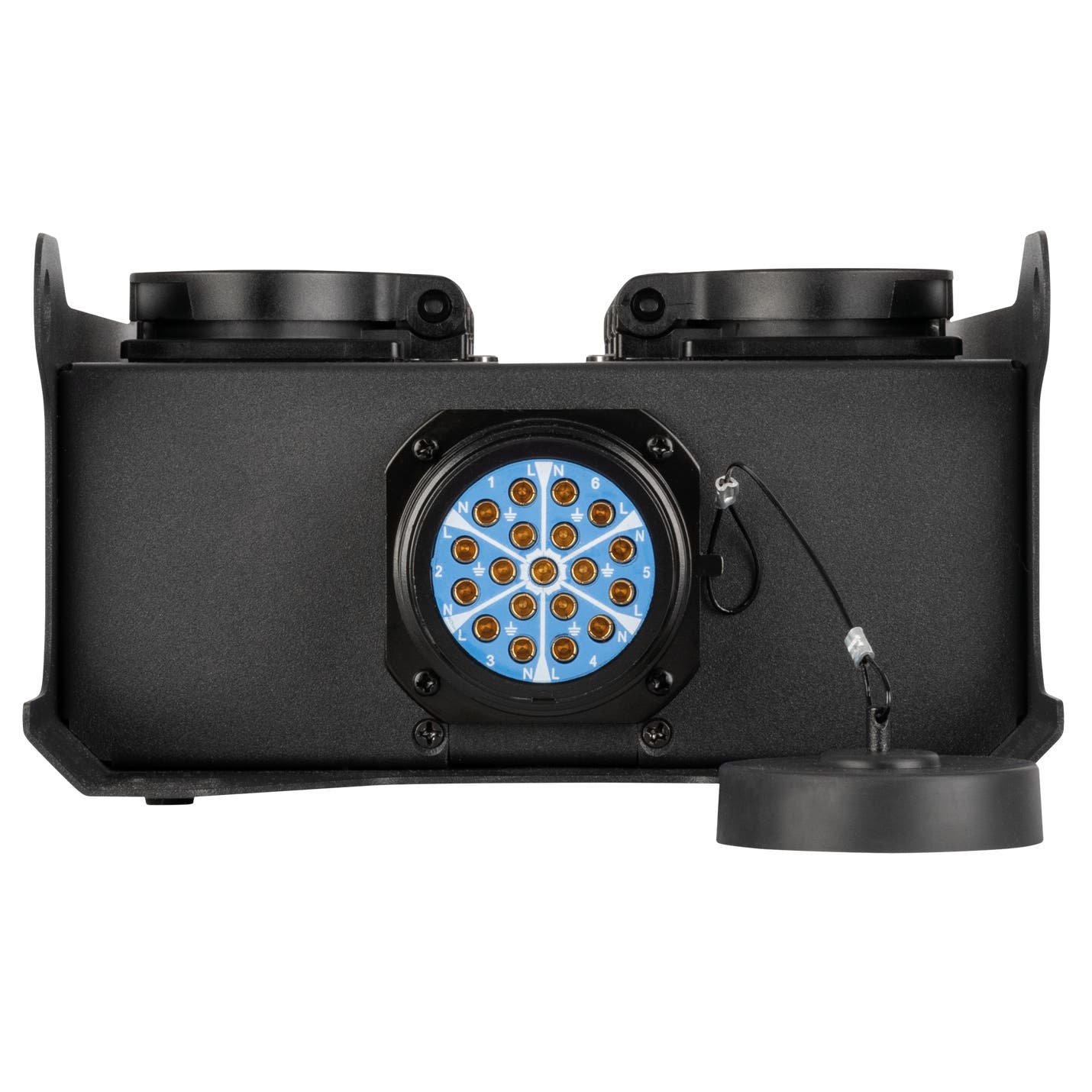 PowerCore 2s.6s 19-Pin Socapex IN / 19-Pin Socapex + 6x Schuko UT - Showgear | Bellalite PowerCore 2s.6s 19-Pin Socapex IN / 19-Pin Socapex + 6x Schuko UT - Showgear | Bellalite