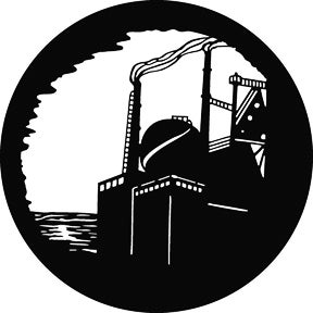 Nuclear Plant Metallgobo, Size: (ange storlek) - Rosco | Bellalite