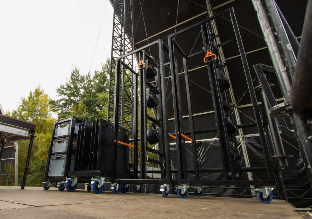 Admiral Sidelight Tower Asymmetrical W 60 with locking - Admiral Staging | Bellalite Admiral Sidelight Tower Asymmetrical W 60 with locking - Admiral Staging | Bellalite