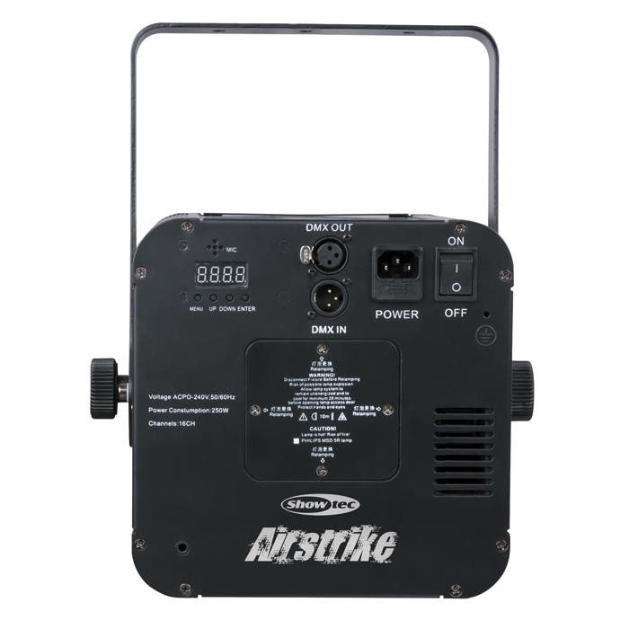 Airstrike Quad Beam Effect - Showtec | Bellalite Airstrike Quad Beam Effect - Showtec | Bellalite