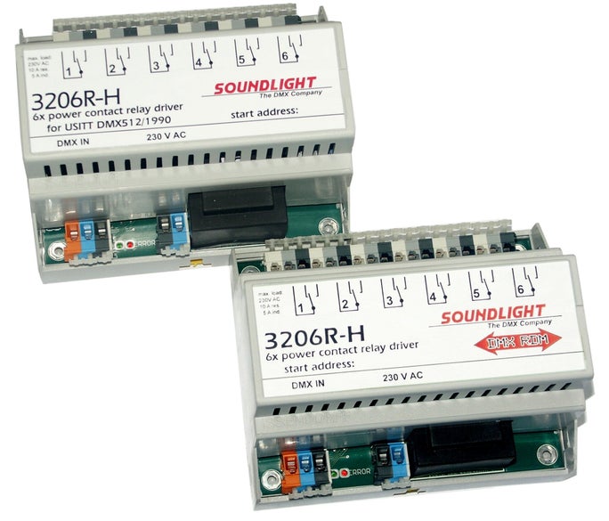 Soundlight DMX-Relä 3206R-H - Soundlight | Bellalite Soundlight DMX-Relä 3206R-H - Soundlight | Bellalite