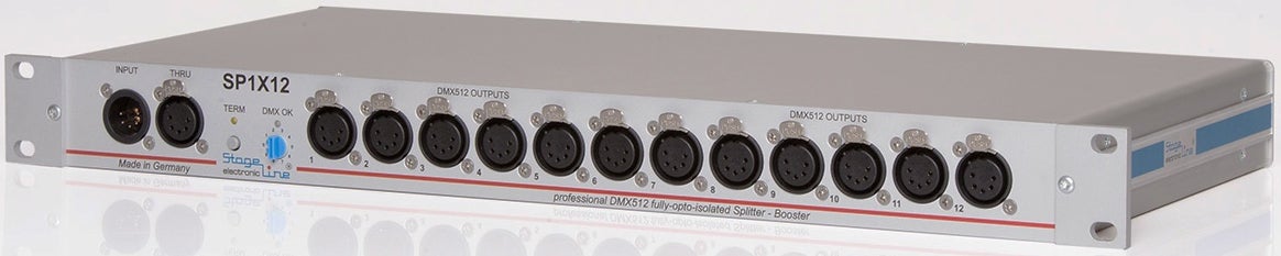 DMX Splitter/Booster SP1X12 - Stageline | Bellalite