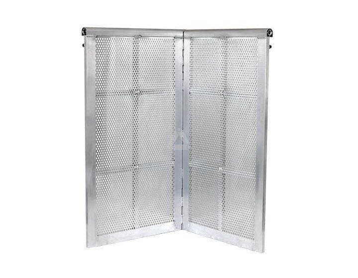 StageDex Crowd Barrier Corner Flexi 90-270° - Prolyte | Bellalite StageDex Crowd Barrier Corner Flexi 90-270° - Prolyte | Bellalite