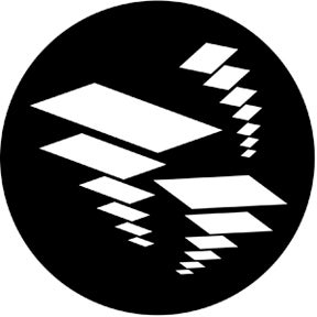 Flying Shapes 2 Metallgobo, D-Size (53,3mm) - Rosco | Bellalite