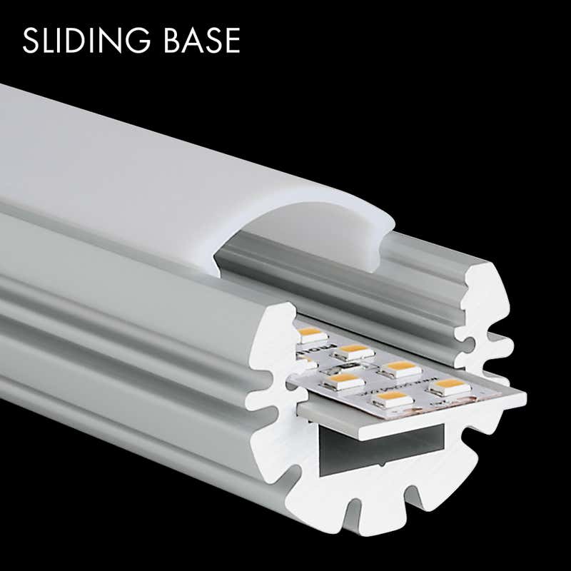 Aluminiumprofil M-Line Circle, 3m - PROLED | Bellalite Aluminiumprofil M-Line Circle, 3m - PROLED | Bellalite