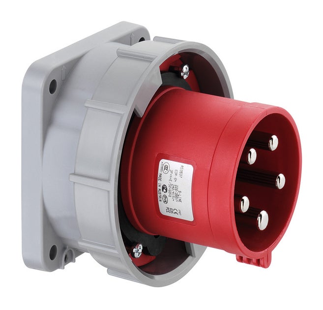 CEE 63A 5-Pol IP67 Chassihane - ABL | Bellalite CEE 63A 5-Pol IP67 Chassihane - ABL | Bellalite