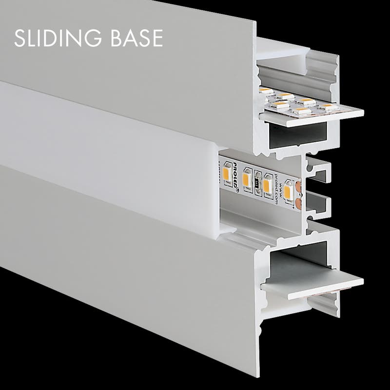 Aluminiumprofil M-Line 3W, 5m - PROLED | Bellalite Aluminiumprofil M-Line 3W, 5m - PROLED | Bellalite