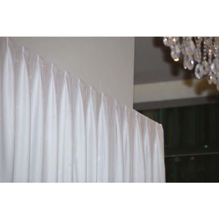 Pipe & Drape - MGS Curtain 300cm x 120cm Vit - Wentex | Bellalite Pipe & Drape - MGS Curtain 300cm x 120cm Vit - Wentex | Bellalite
