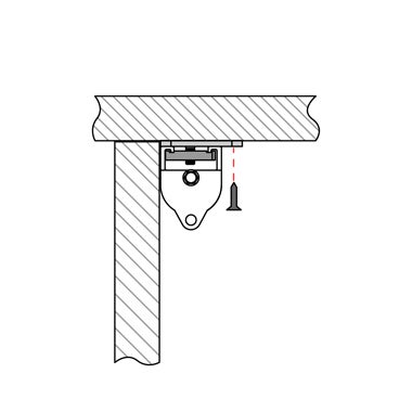 Doughty Rail - Corner Ceiling Bracket  - Doughty | Bellalite