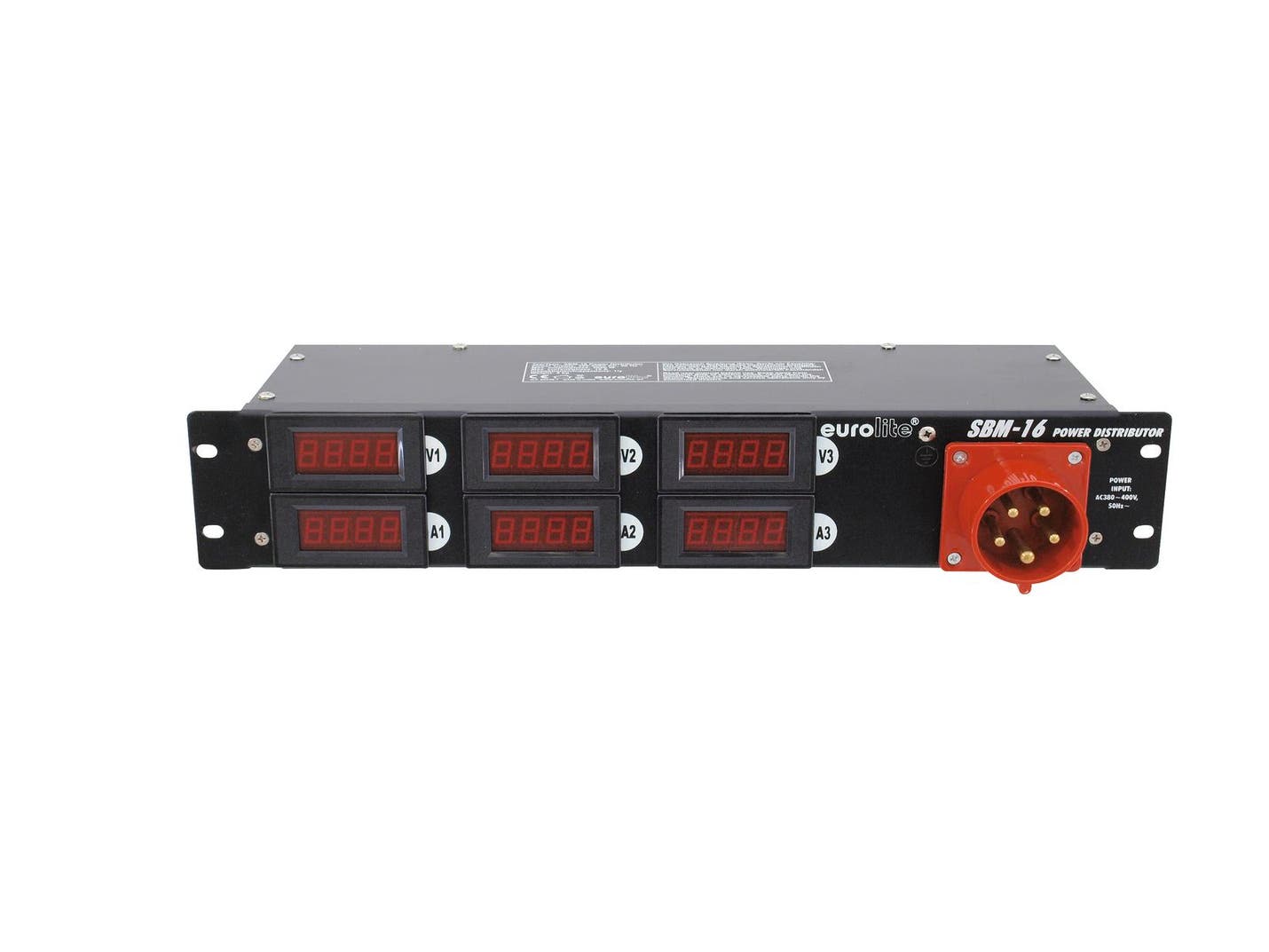 Elcentral, SBM-16 Power Distributor 16A 5P IN / 6x Schuko + 16A 5P UT - Eurolite | Bellalite Elcentral, SBM-16 Power Distributor 16A 5P IN / 6x Schuko + 16A 5P UT - Eurolite | Bellalite
