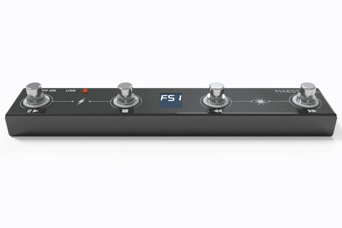 MaestroDMX FS-1 MIDI Footswitch  - MaestroDMX | Bellalite