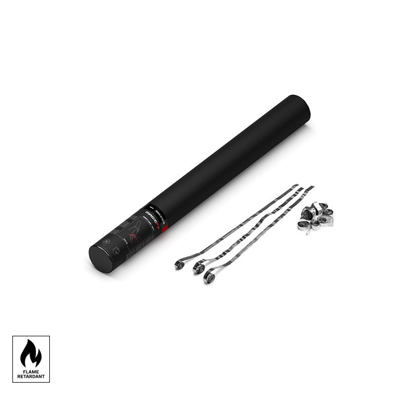 MAGICFX® Handheld Streamer Cannon 50cm Silver Metallic - MagicFX | Bellalite