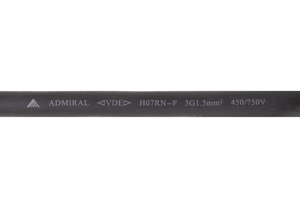 Skarvkabel Admiral H07RN-F 3x 1.5mm² 2,5m - Admiral Staging | Bellalite Skarvkabel Admiral H07RN-F 3x 1.5mm² 2,5m - Admiral Staging | Bellalite
