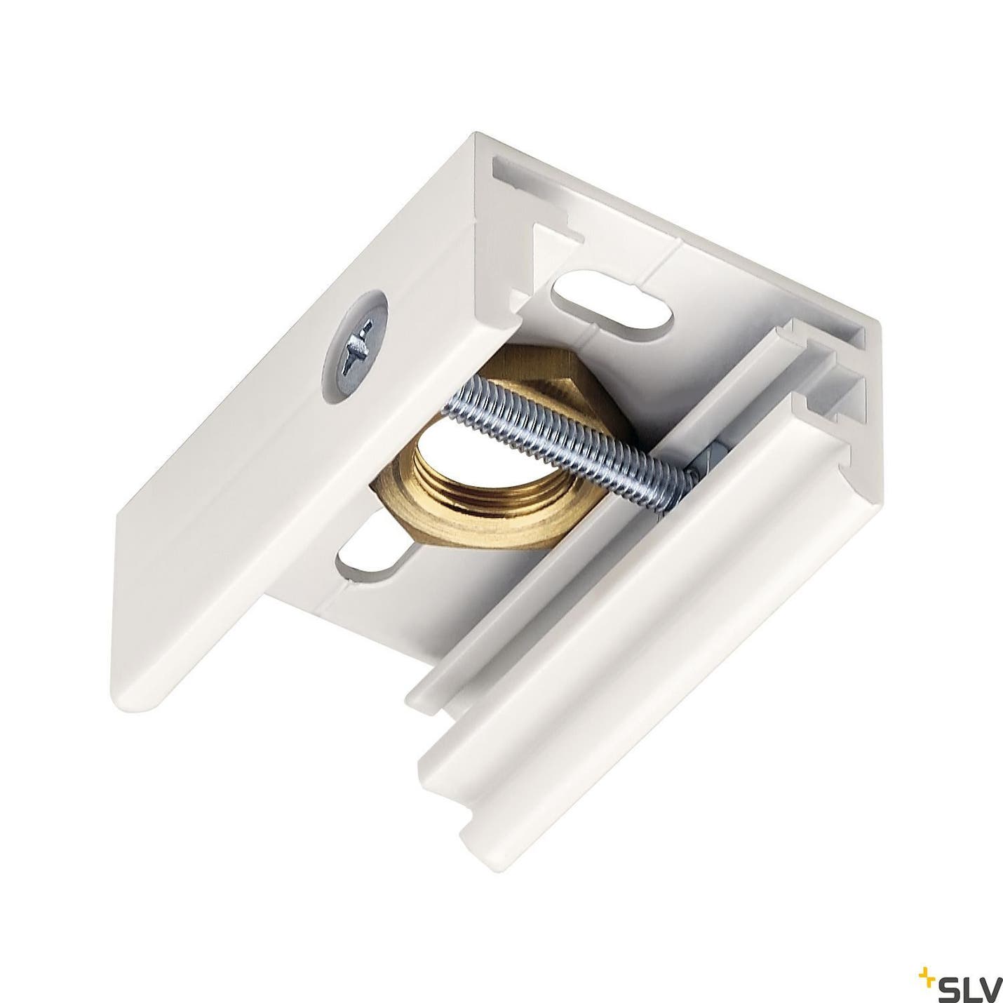 EUTRAC Pendelclip för 3-faskontaktskena, trafikvit - SLV | Bellalite EUTRAC Pendelclip för 3-faskontaktskena, trafikvit - SLV | Bellalite
