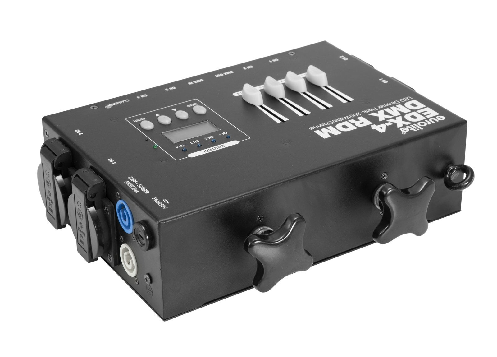 EDX-4 DMX RDM LED Dimmer Pack 4x 200W - Eurolite | Bellalite