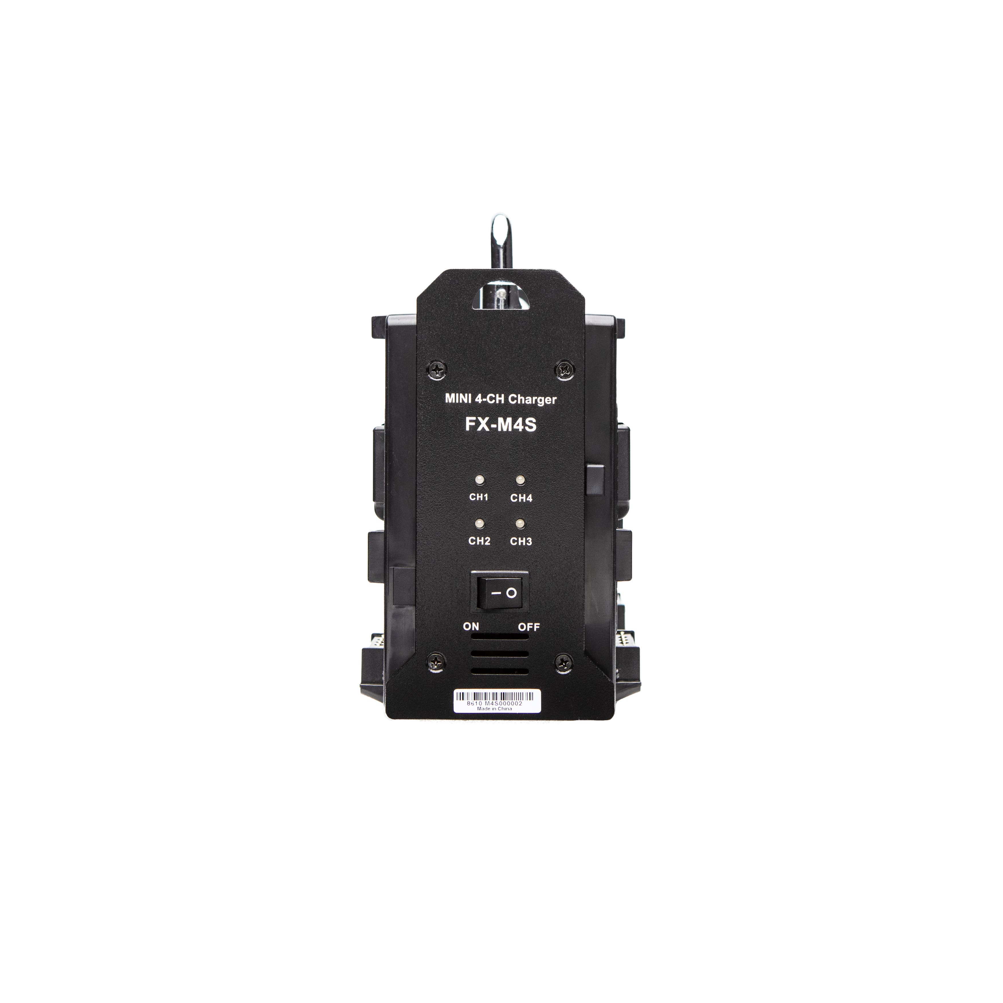 FXLION 4 CH Mini Charger - 16.8V / 2A V-Mount - FXLION | Bellalite FXLION 4 CH Mini Charger - 16.8V / 2A V-Mount - FXLION | Bellalite