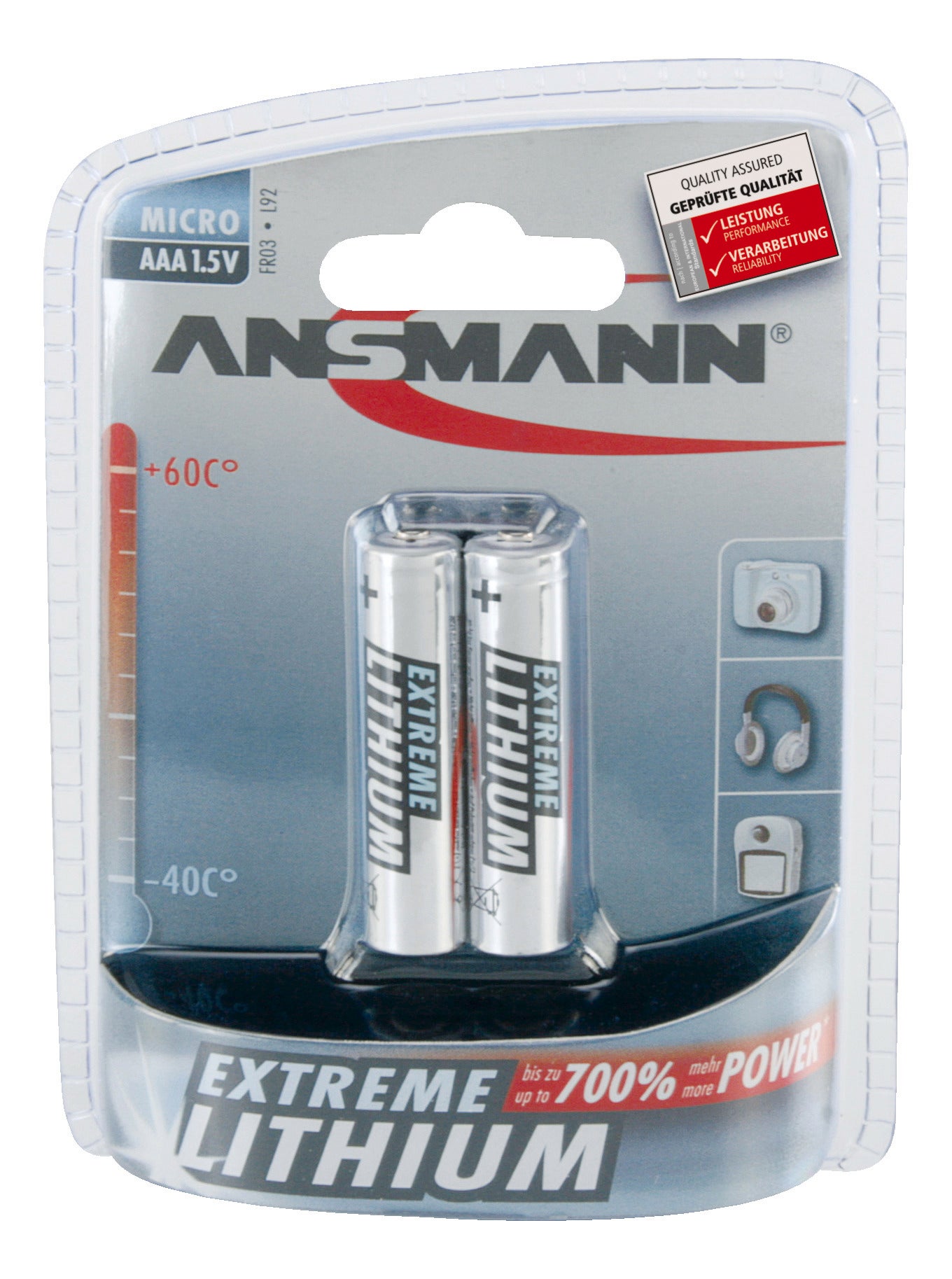 Extreme Lithium Battery AAA - Ansmann | Bellalite