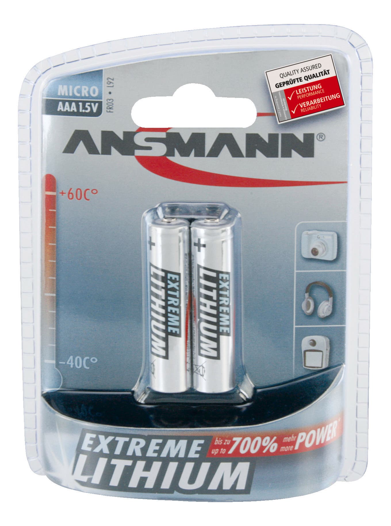 Extreme Lithium Battery AAA - Ansmann | Bellalite Extreme Lithium Battery AAA - Ansmann | Bellalite