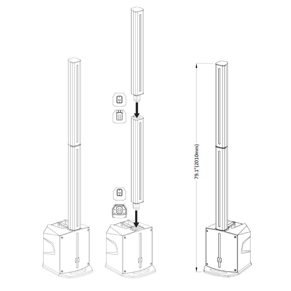 Avante Achromic AS8 Active Speaker - AVANTE | Bellalite Avante Achromic AS8 Active Speaker - AVANTE | Bellalite