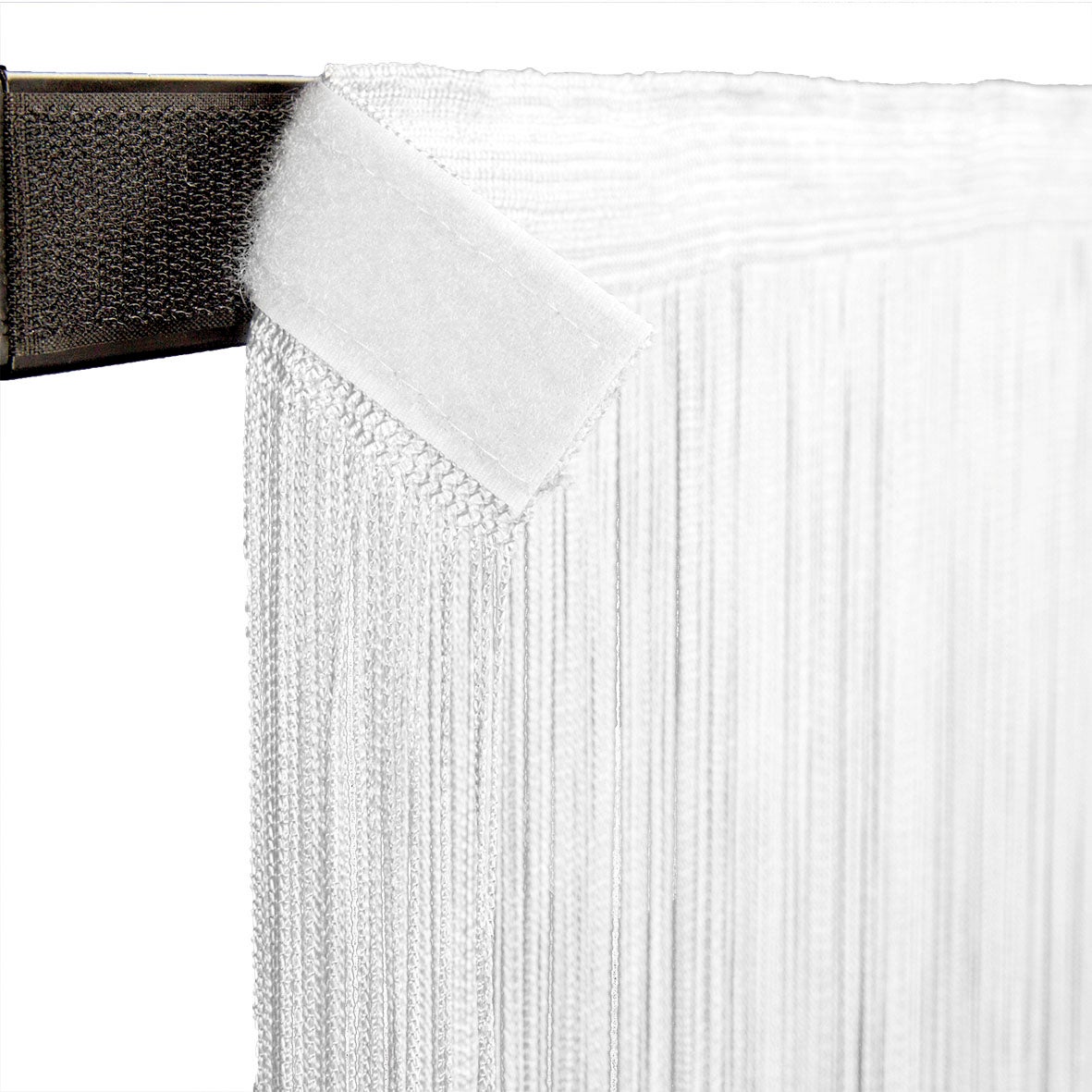 Pipe & Drape - String Curtain 300cm x 300cm Vit - Wentex | Bellalite