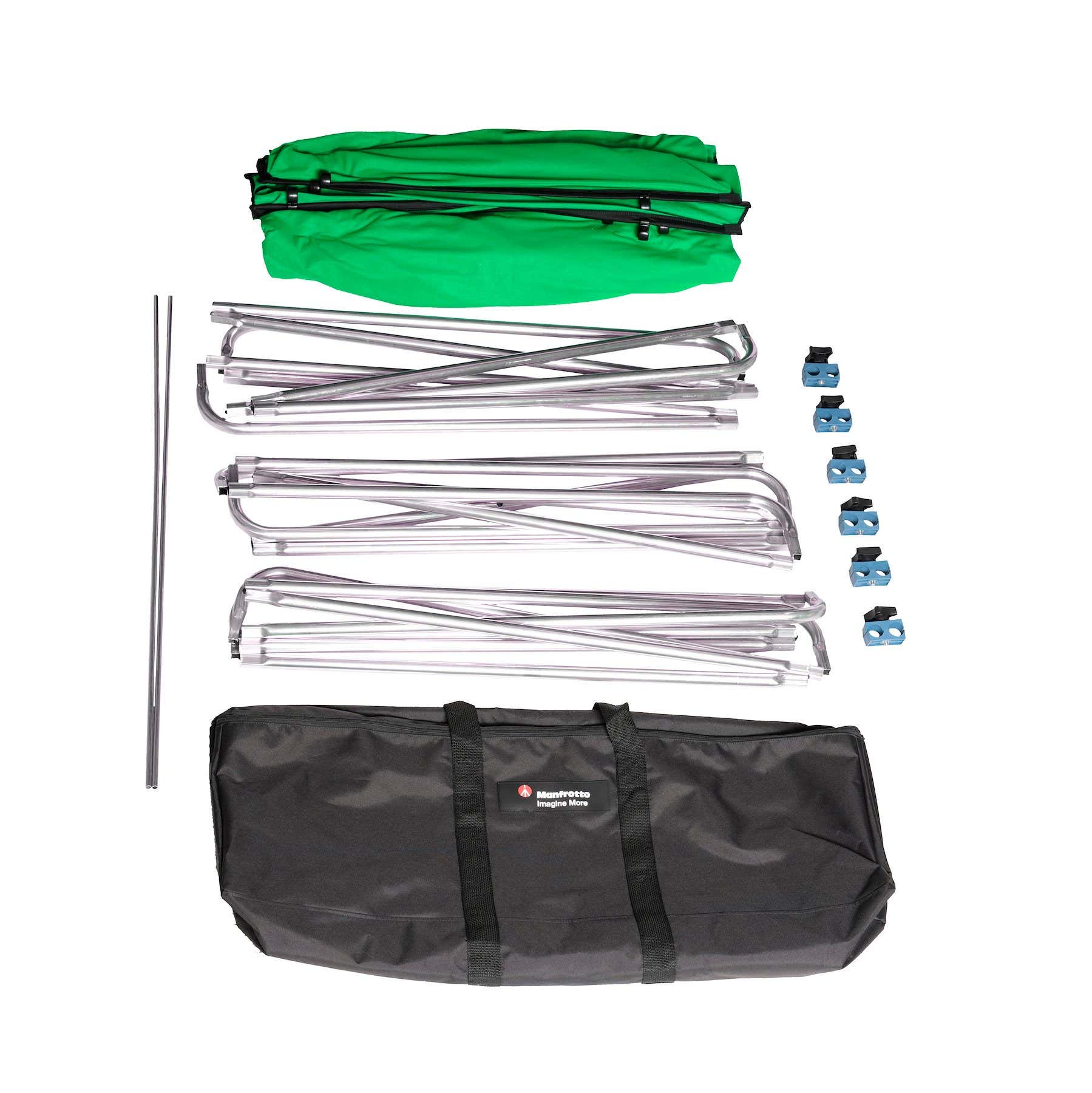 Manfrotto Chroma Key FX Background Kit 4m x 2,9m, Grön - Manfrotto | Bellalite Manfrotto Chroma Key FX Background Kit 4m x 2,9m, Grön - Manfrotto | Bellalite