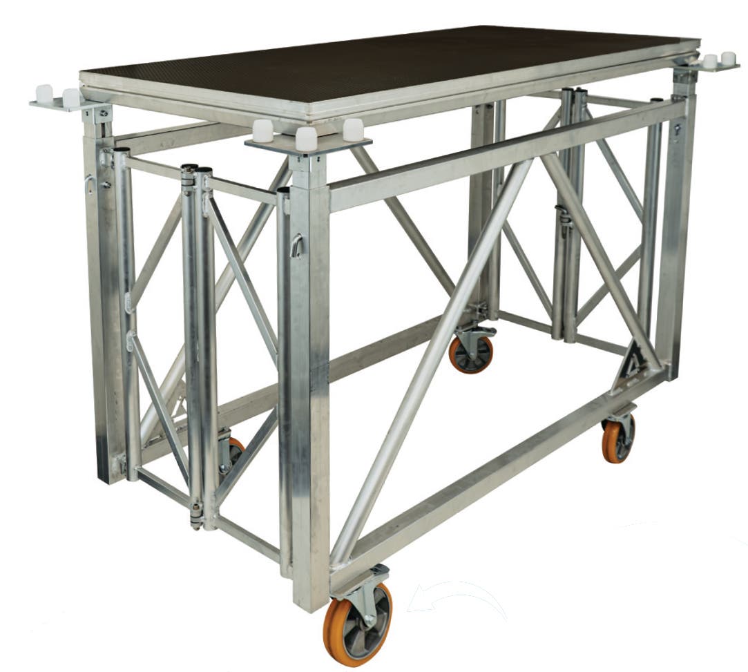 Prolyte Rolling Frame 200X100 Adjustable Height 150-220cm - Prolyte | Bellalite Prolyte Rolling Frame 200X100 Adjustable Height 150-220cm - Prolyte | Bellalite