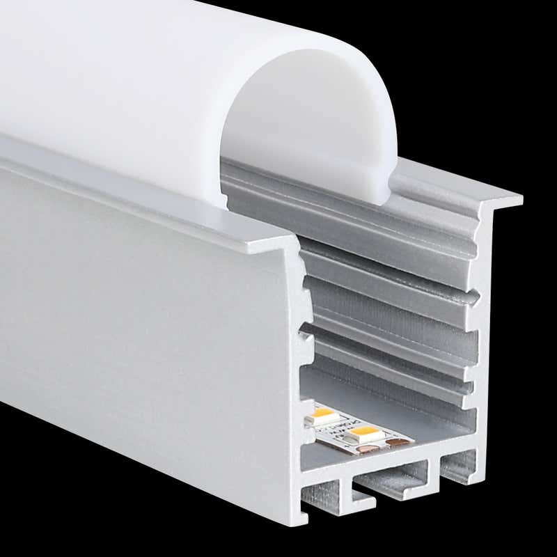 Aluminiumprofil M-Line Rec 24 ST, 5m - PROLED | Bellalite Aluminiumprofil M-Line Rec 24 ST, 5m - PROLED | Bellalite