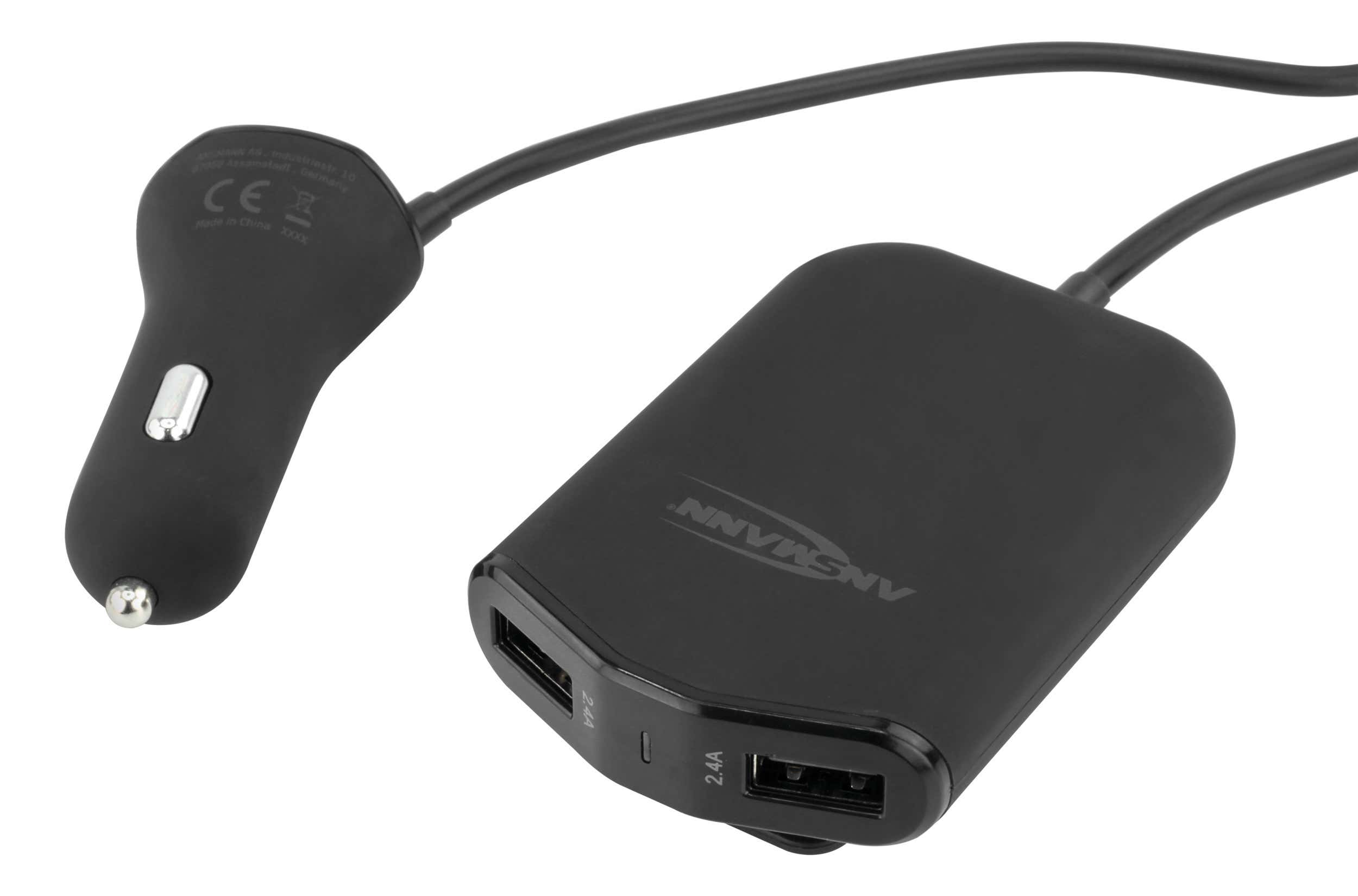 USB-laddare In-Car Charger 496 9600 mA (4× max. 2400 mA) & 2x USB - Ansmann | Bellalite USB-laddare In-Car Charger 496 9600 mA (4× max. 2400 mA) & 2x USB - Ansmann | Bellalite
