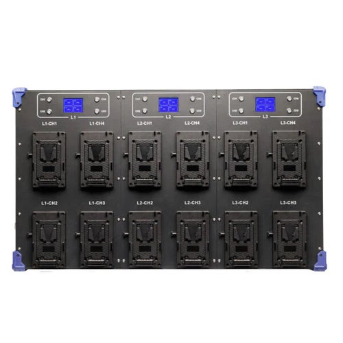 FXLION 12 CH Automatic Voltage Charger 16.8V / 29.4V - V-Mount - FXLION | Bellalite FXLION 12 CH Automatic Voltage Charger 16.8V / 29.4V - V-Mount - FXLION | Bellalite