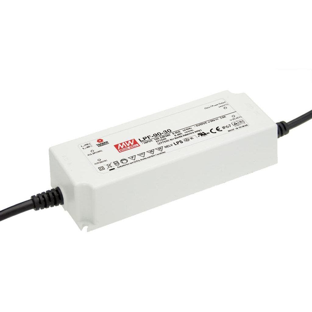 Mean Well LPF-90-24 BASIC 24V 90W IP67 - Mean Well | Bellalite Mean Well LPF-90-24 BASIC 24V 90W IP67 - Mean Well | Bellalite
