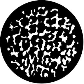 Ocelot (Medium) Metallgobo, Size: (ange storlek) - Rosco | Bellalite Ocelot (Medium) Metallgobo, Size: (ange storlek) - Rosco | Bellalite