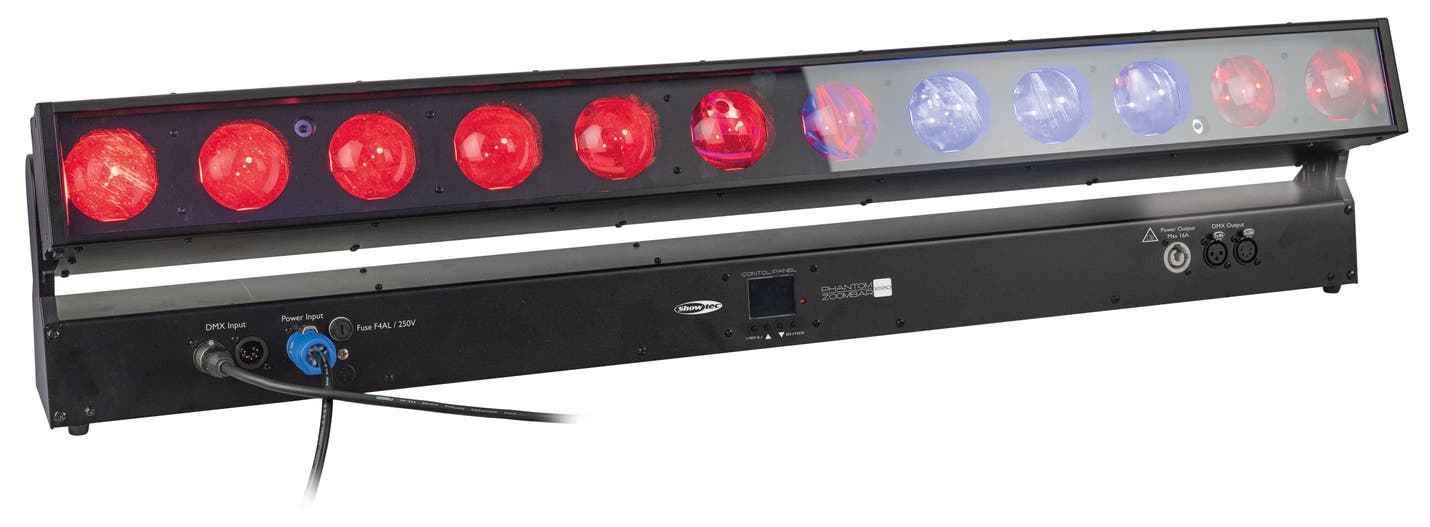 Phantom 1220 Zoombar 240W RGBW Moving LED Bar - Showtec | Bellalite Phantom 1220 Zoombar 240W RGBW Moving LED Bar - Showtec | Bellalite