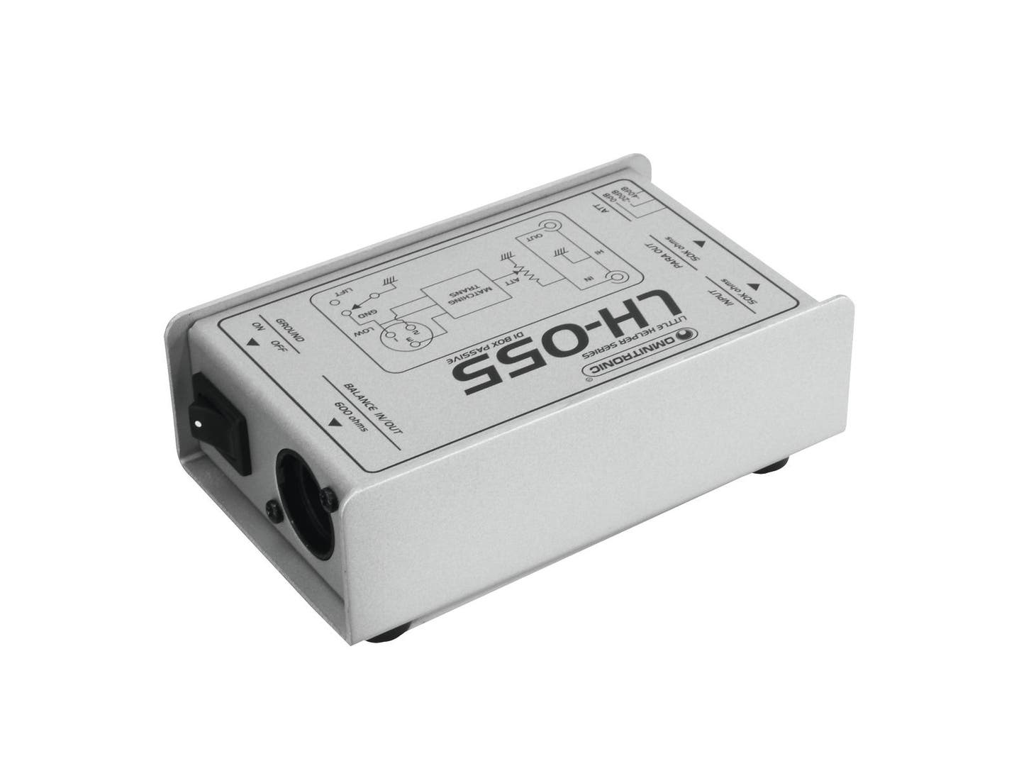 Little Helper LH-055 PRO DI Box Passive - Omnitronic | Bellalite Little Helper LH-055 PRO DI Box Passive - Omnitronic | Bellalite