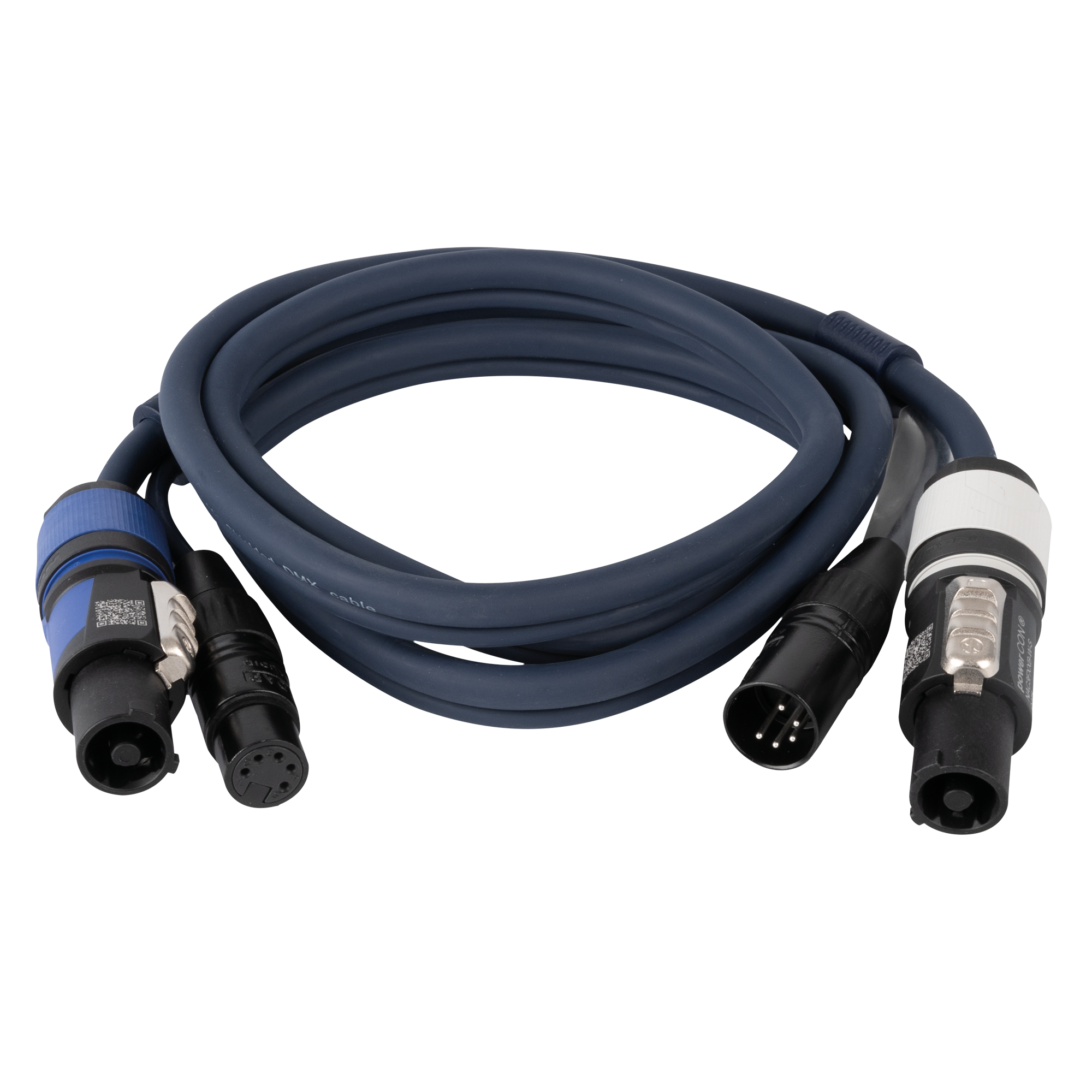 Hybridkabel, Neutrik Powercon / XLR 5-pin - DAP | Bellalite