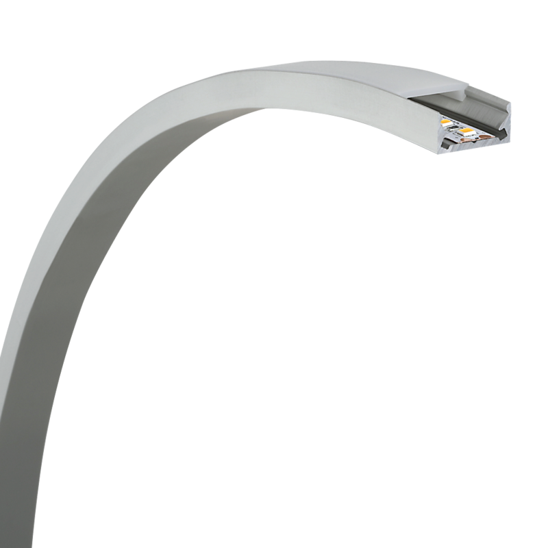 Aluminiumprofil S-Line Curve, 3m - PROLED | Bellalite