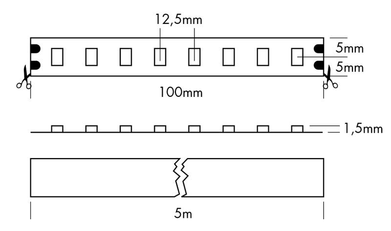 Flex Strip 400 HE+ Mono 5m 2700K - PROLED | Bellalite Flex Strip 400 HE+ Mono 5m 2700K - PROLED | Bellalite