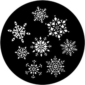Snowflakes 2 Metallgobo, (50mm/38mm) - Rosco | Bellalite