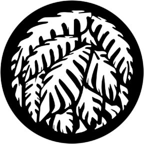 Jungle Palms Metallgobo, A-Size (100mm) - Rosco | Bellalite