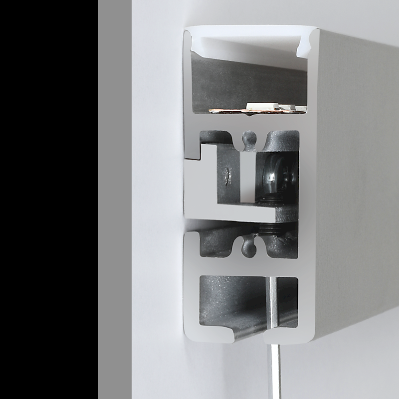 Monteringsprofil Gallery, per meter Alu - PROLED | Bellalite