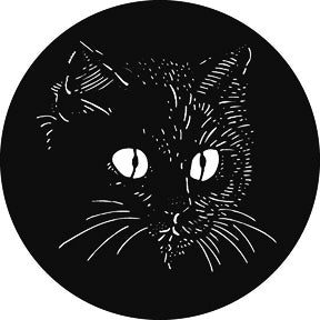 El Gato the Cat Metallgobo, M-Size (66mm) - Rosco | Bellalite