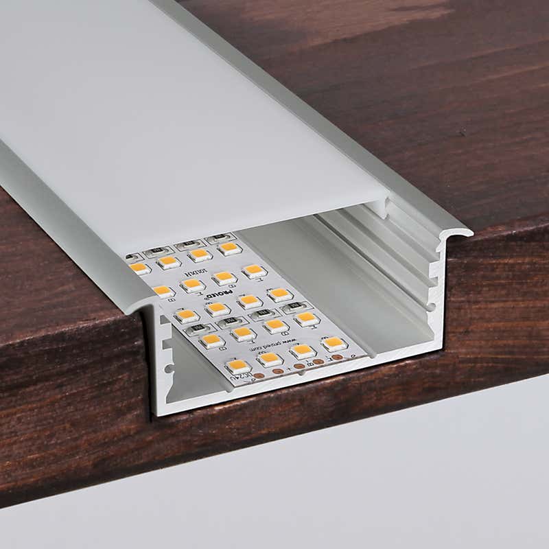 Aluminiumprofil L-Line Rec, 5m Alu - PROLED | Bellalite Aluminiumprofil L-Line Rec, 5m Alu - PROLED | Bellalite