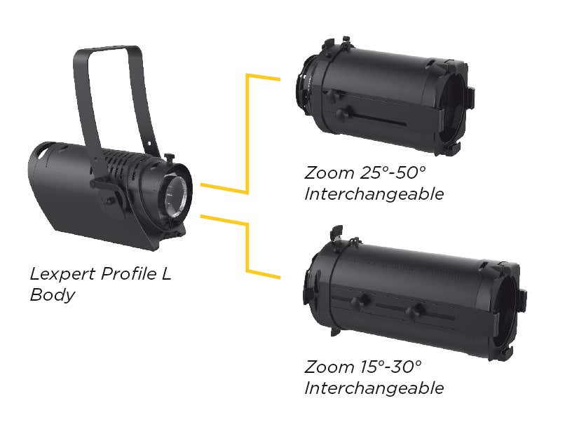ADB LEXPERT PROFILE L Body 3200K, svart | Bellalite ADB LEXPERT PROFILE L Body 3200K, svart | Bellalite