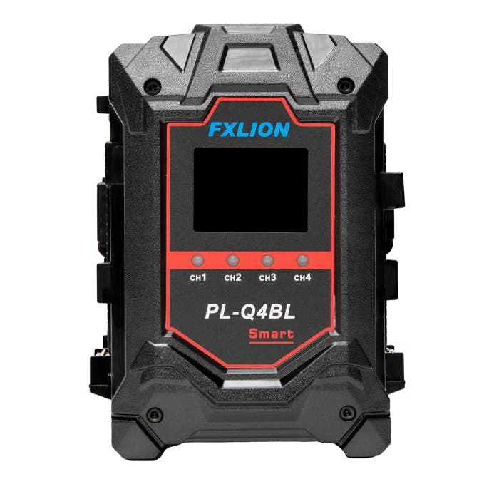 FXLION 4 CH Smart Charger - 16.8V / 4A V-Mount - FXLION | Bellalite FXLION 4 CH Smart Charger - 16.8V / 4A V-Mount - FXLION | Bellalite