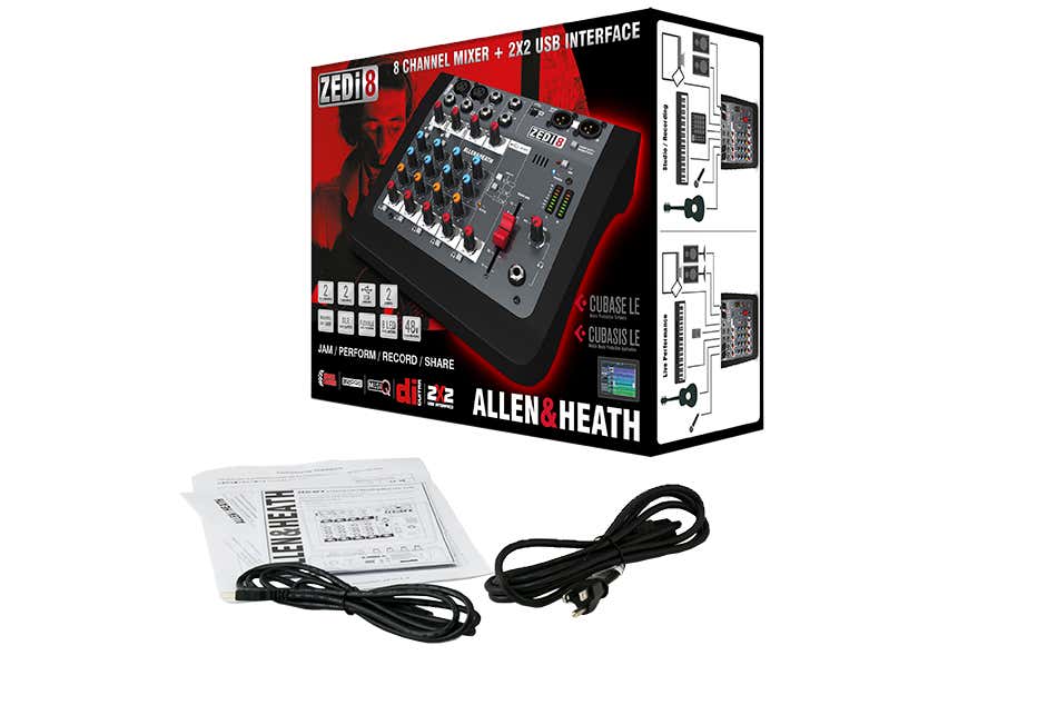 Allen & Heath ZEDi-8 8-Channel Live + USB Recording Mixer - Allen & Heath | Bellalite Allen & Heath ZEDi-8 8-Channel Live + USB Recording Mixer - Allen & Heath | Bellalite