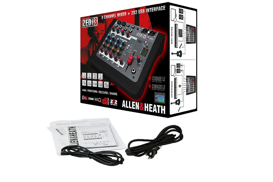 Allen & Heath ZEDi-8 8-Channel Live + USB Recording Mixer - Allen & Heath | Bellalite Allen & Heath ZEDi-8 8-Channel Live + USB Recording Mixer - Allen & Heath | Bellalite