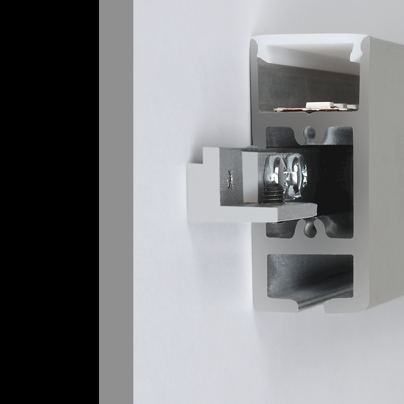 Monteringsprofil Gallery, per meter Alu - PROLED | Bellalite