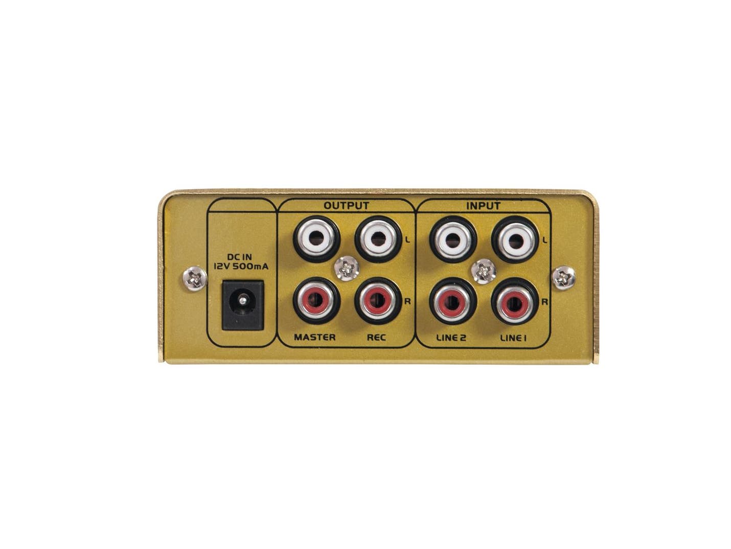 Ljudmixer GNOME-202 Mini Mixer Guld - Omnitronic | Bellalite Ljudmixer GNOME-202 Mini Mixer Guld - Omnitronic | Bellalite