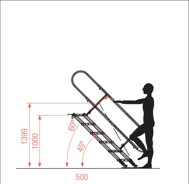 EasyStair Flex Trappräcke Kvadratisk Ände - Prolyte | Bellalite EasyStair Flex Trappräcke Kvadratisk Ände - Prolyte | Bellalite